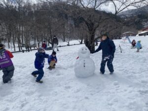 雪遊びキャンプinもくもくの里